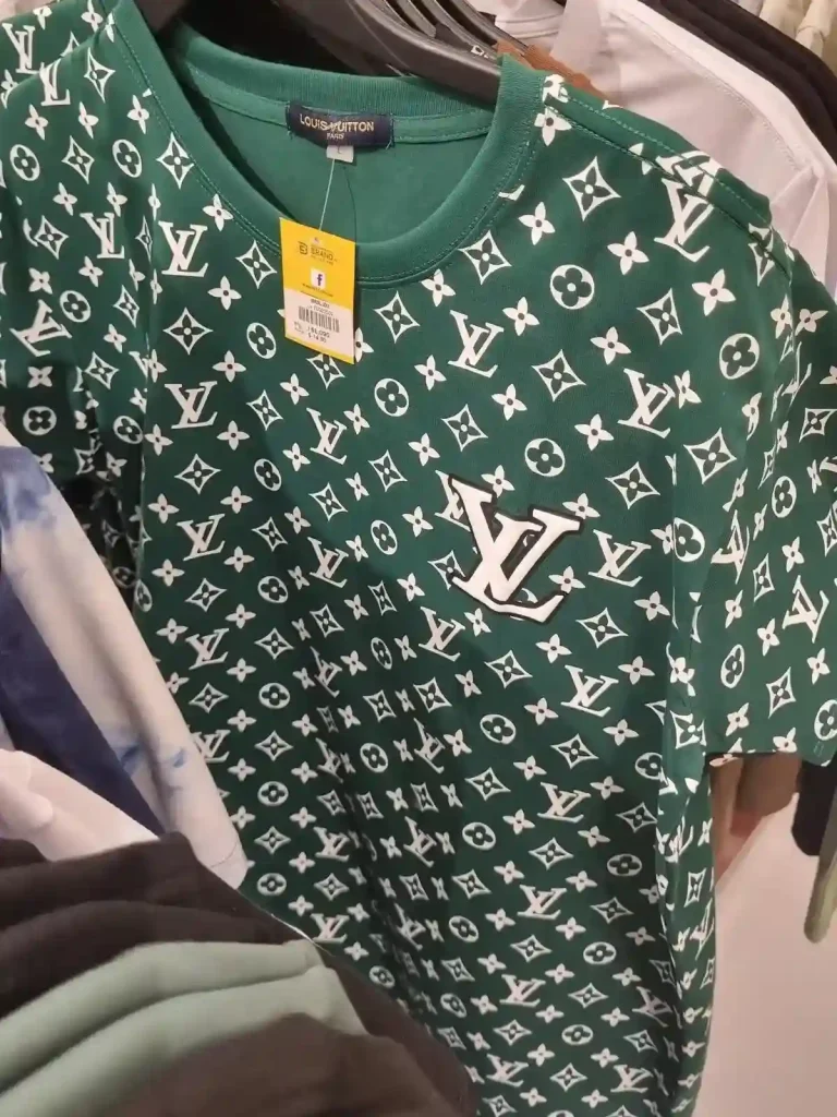 A knock-off Luis Vuitton brand t-shirt for sale in Southeast Asia.