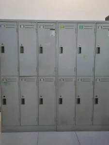 Lockers found in a travel dorm.