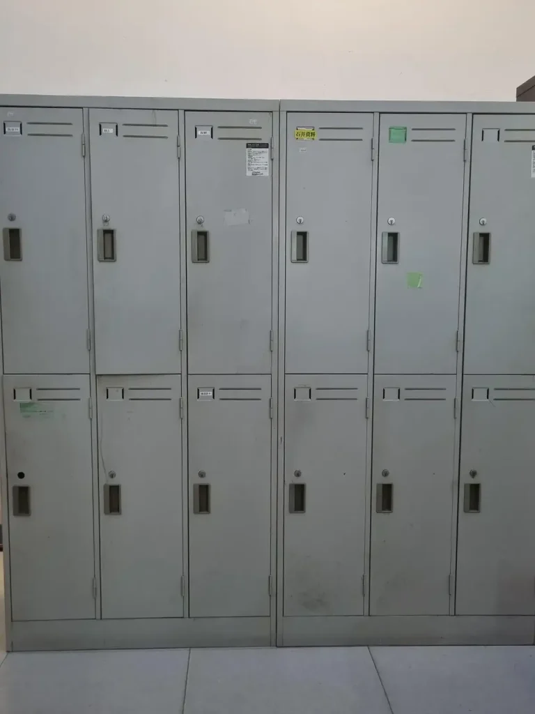 Lockers found in a travel dorm.